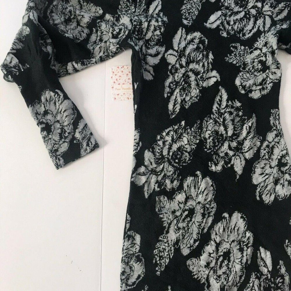 free people sweater dress Womens Green Flo… - Picture 11 of 12